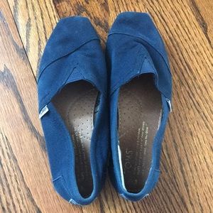 Navy Toms Flats